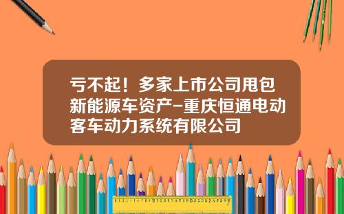 亏不起！多家上市公司甩包新能源车资产-重庆恒通电动客车动力系统有限公司