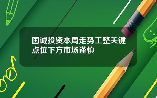 国诚投资本周走势工整关键点位下方市场谨慎
