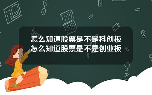 怎么知道股票是不是科创板怎么知道股票是不是创业板