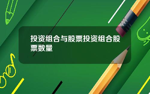 投资组合与股票投资组合股票数量