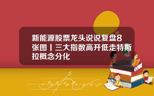 新能源股票龙头说说复盘8张图丨三大指数高开低走特斯拉概念分化