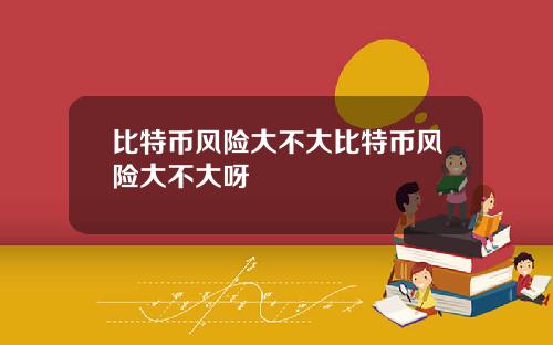 比特币风险大不大比特币风险大不大呀