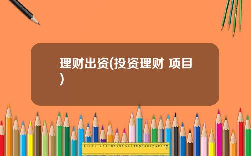 理财出资(投资理财 项目)
