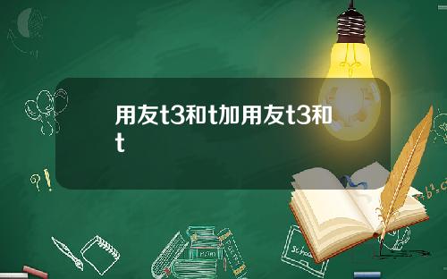 用友t3和t加用友t3和t