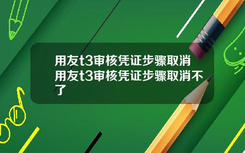 用友t3审核凭证步骤取消用友t3审核凭证步骤取消不了