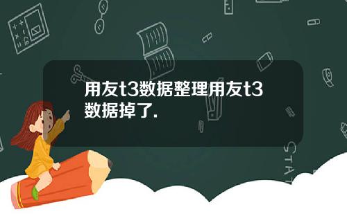 用友t3数据整理用友t3数据掉了.