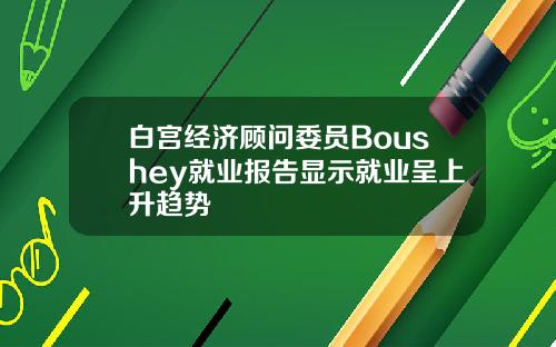 白宫经济顾问委员Boushey就业报告显示就业呈上升趋势