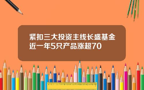紧扣三大投资主线长盛基金近一年5只产品涨超70
