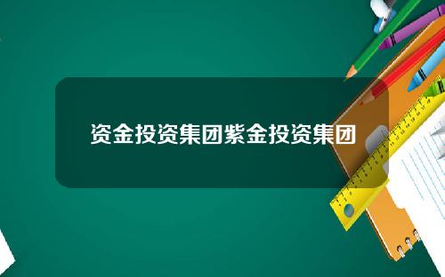 资金投资集团紫金投资集团