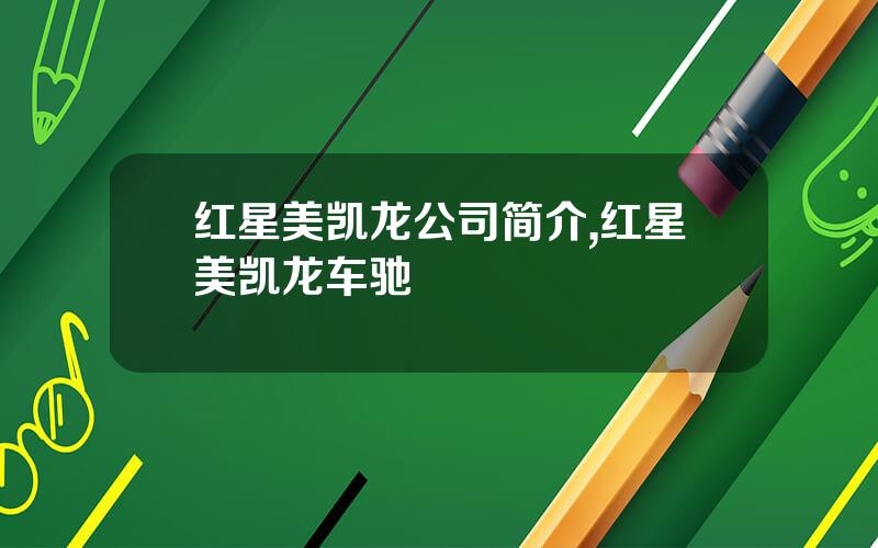 红星美凯龙公司简介,红星美凯龙车驰
