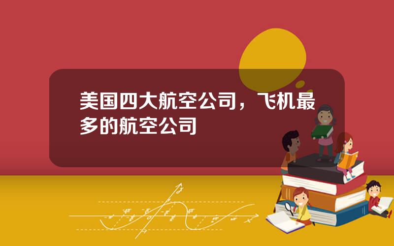 美国四大航空公司，飞机最多的航空公司