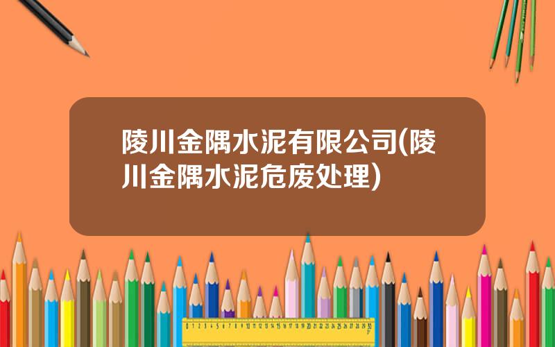 陵川金隅水泥有限公司(陵川金隅水泥危废处理)